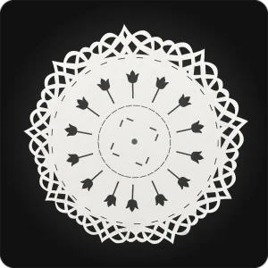 شاسی بک لایت خورشیدی طرح شقایق